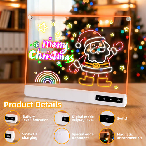 LED drawing board in use